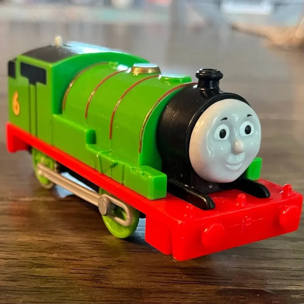 Trackmaster Thomas & Friends 2013 Percy Motorized Train Engine Gullane #6 Green